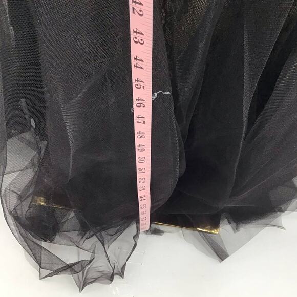 ASPEED SZ M black beaded lace mother of bride gala mermaid maxi dress NWT B164 - Picture 9 of 10